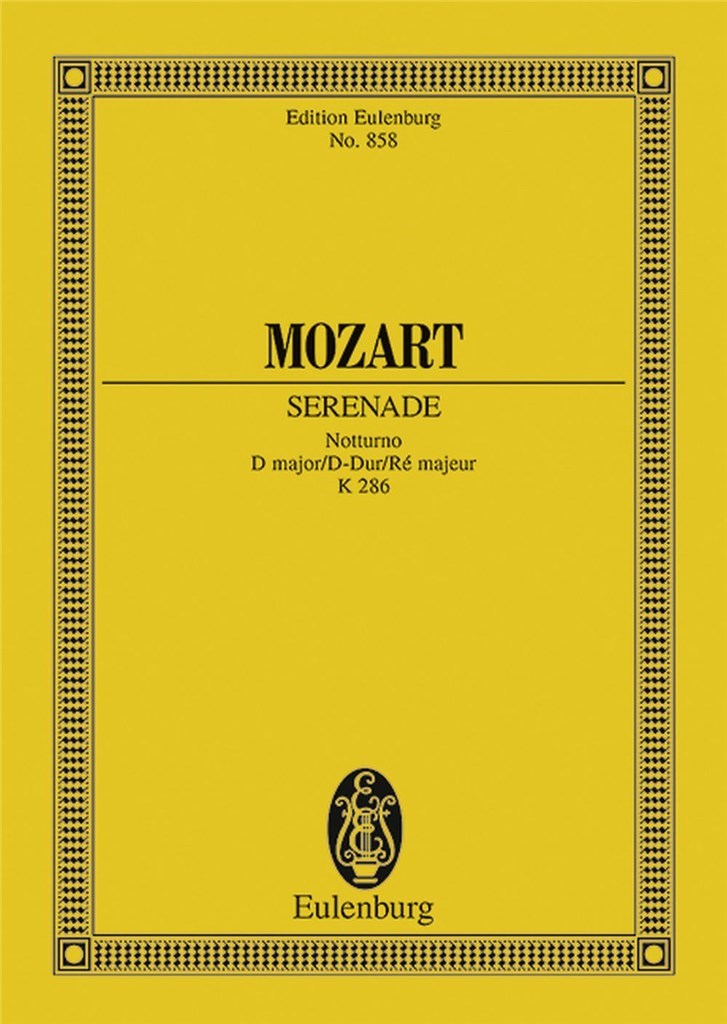 Serenata N. 8 Re (Notturno) K 286
